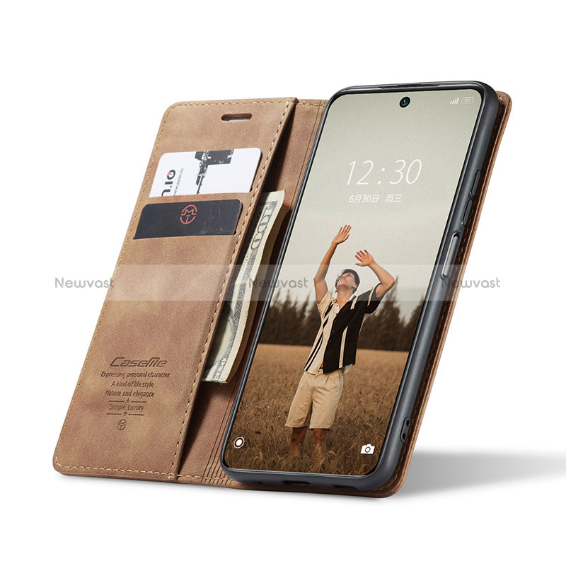 Leather Case Stands Flip Cover Holder C01S for Xiaomi Redmi Note 10 Pro 5G