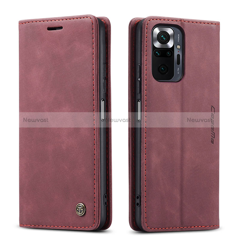 Leather Case Stands Flip Cover Holder C01S for Xiaomi Redmi Note 10 Pro Max