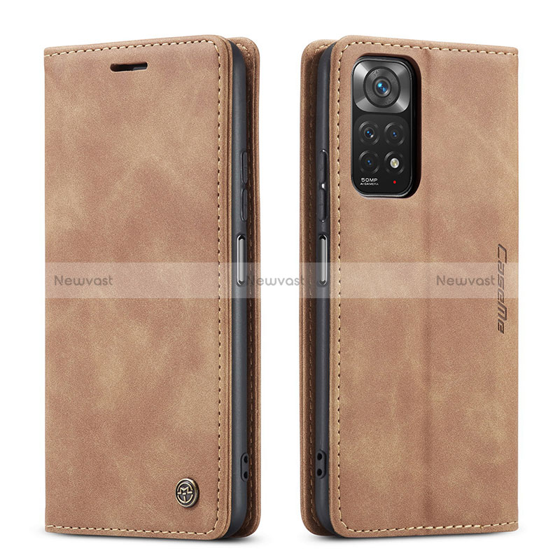 Leather Case Stands Flip Cover Holder C01S for Xiaomi Redmi Note 11 4G (2022)