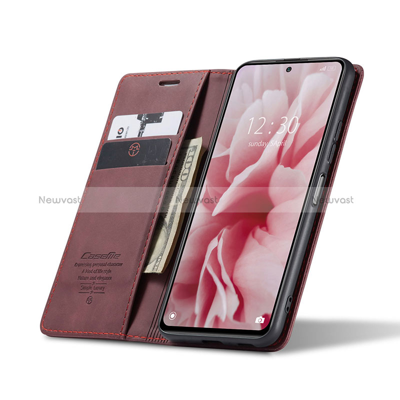 Leather Case Stands Flip Cover Holder C01S for Xiaomi Redmi Note 11 Pro 4G