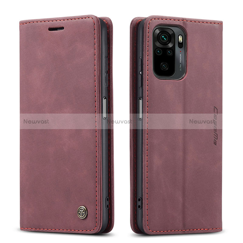 Leather Case Stands Flip Cover Holder C01S for Xiaomi Redmi Note 11 SE India 4G