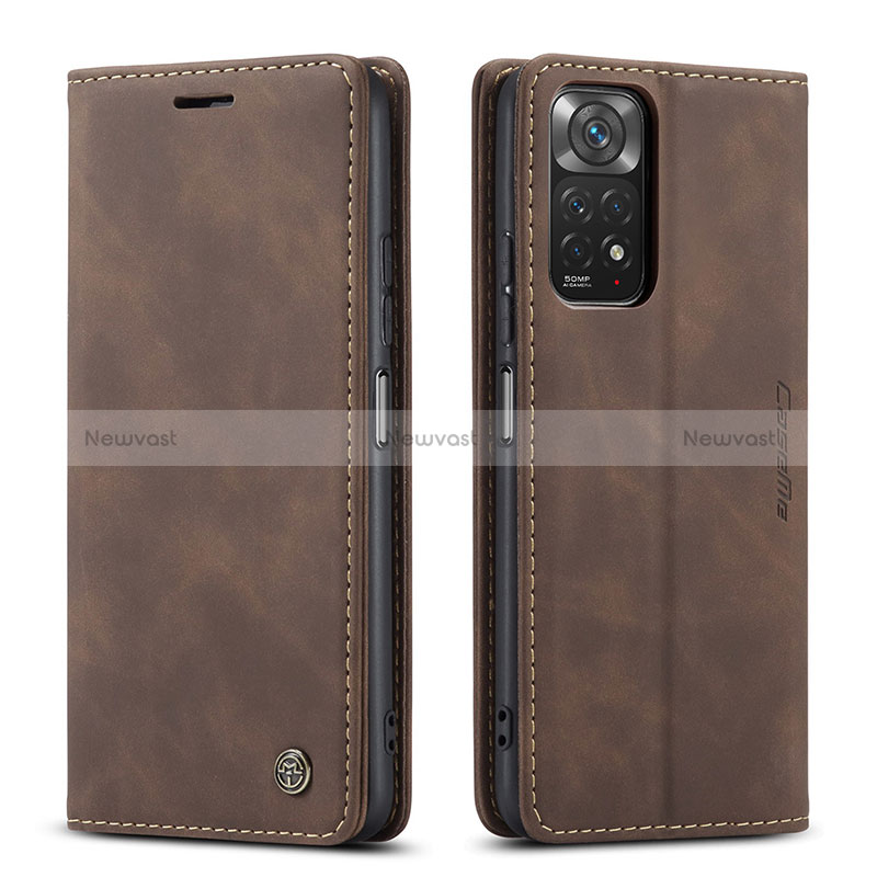 Leather Case Stands Flip Cover Holder C01S for Xiaomi Redmi Note 11S 4G