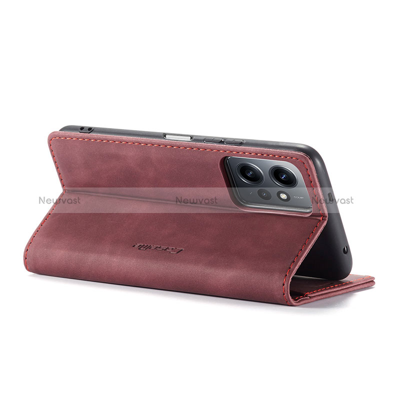 Leather Case Stands Flip Cover Holder C01S for Xiaomi Redmi Note 12 4G