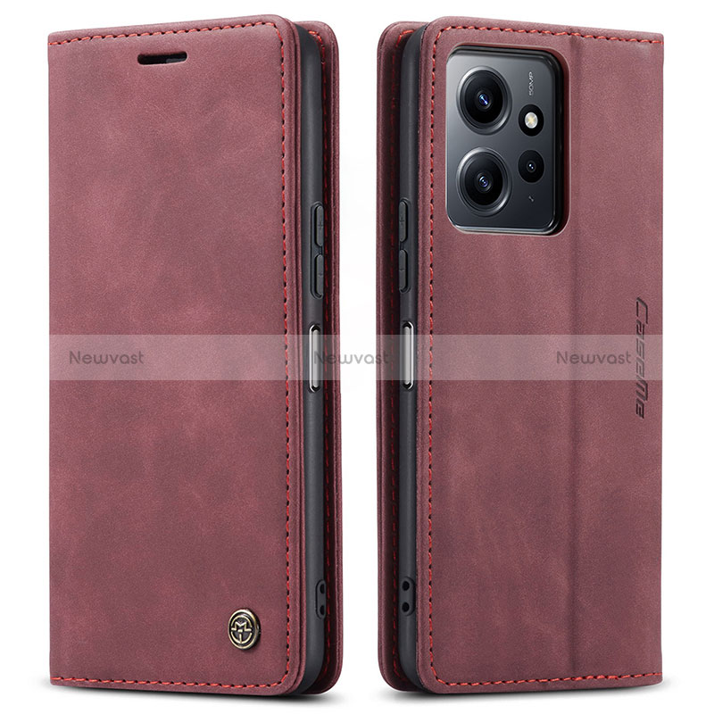 Leather Case Stands Flip Cover Holder C01S for Xiaomi Redmi Note 12 4G