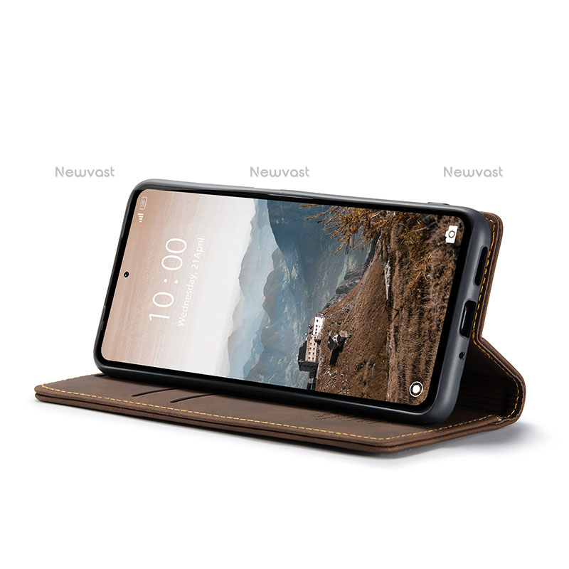 Leather Case Stands Flip Cover Holder C01S for Xiaomi Redmi Note 12R 5G