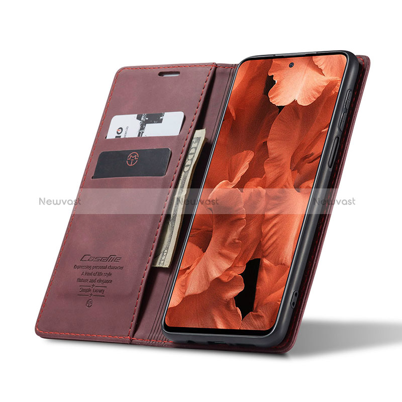 Leather Case Stands Flip Cover Holder C01S for Xiaomi Redmi Note 9 Pro Max
