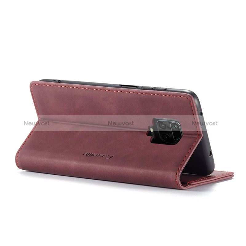 Leather Case Stands Flip Cover Holder C01S for Xiaomi Redmi Note 9 Pro Max
