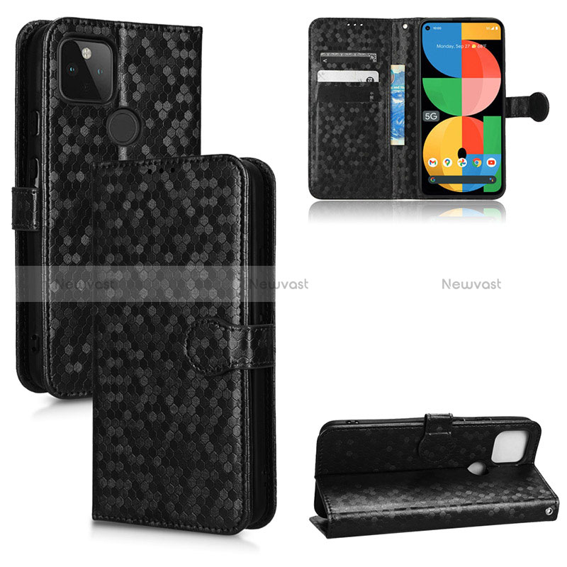 Leather Case Stands Flip Cover Holder C01X for Google Pixel 5a 5G