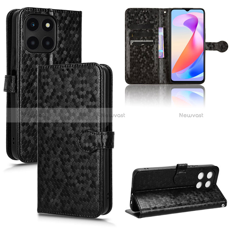 Leather Case Stands Flip Cover Holder C01X for Huawei Honor X6a