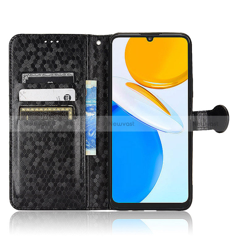 Leather Case Stands Flip Cover Holder C01X for Huawei Honor X7