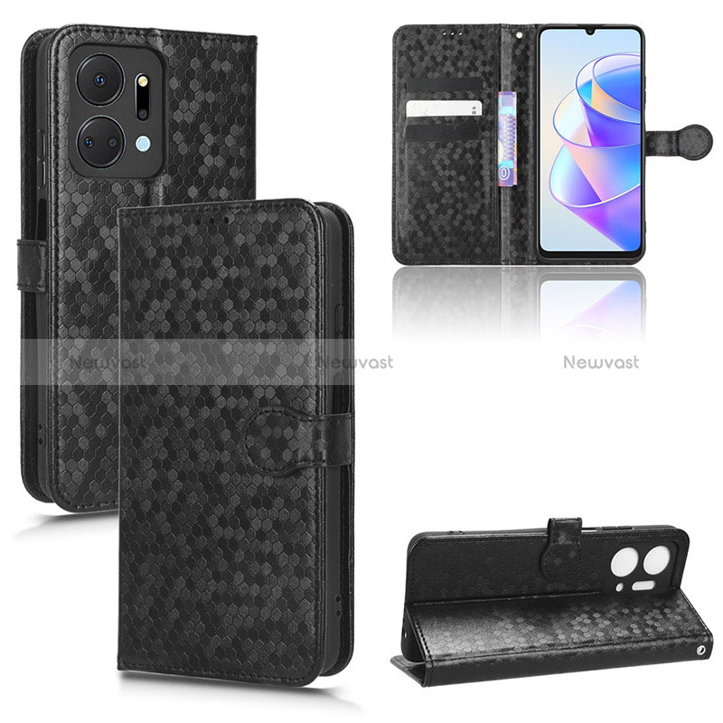 Leather Case Stands Flip Cover Holder C01X for Huawei Honor X7a