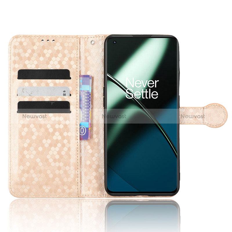 Leather Case Stands Flip Cover Holder C01X for OnePlus Ace 2 Pro 5G