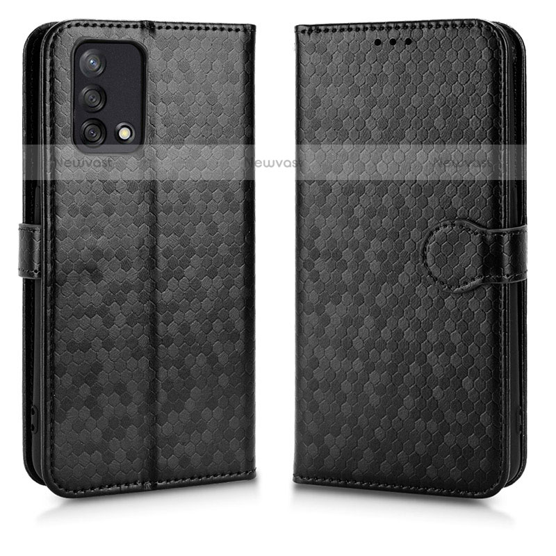 Leather Case Stands Flip Cover Holder C01X for Oppo A74 4G