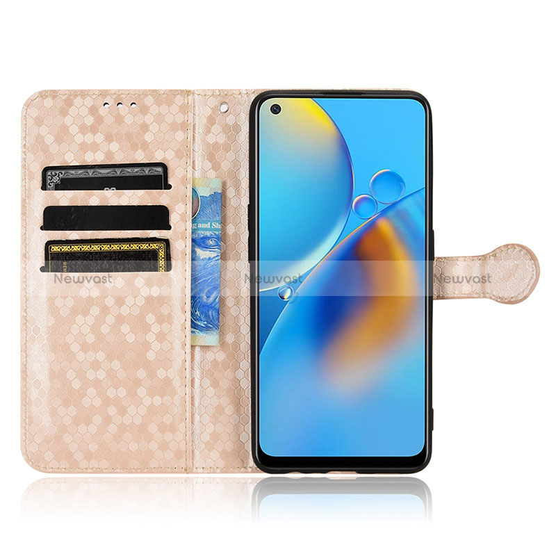 Leather Case Stands Flip Cover Holder C01X for Oppo A95 4G