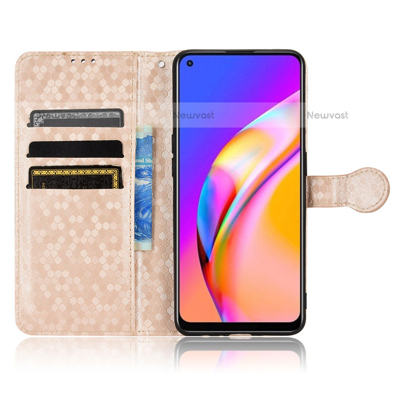 Leather Case Stands Flip Cover Holder C01X for Oppo F19 Pro+ Plus 5G