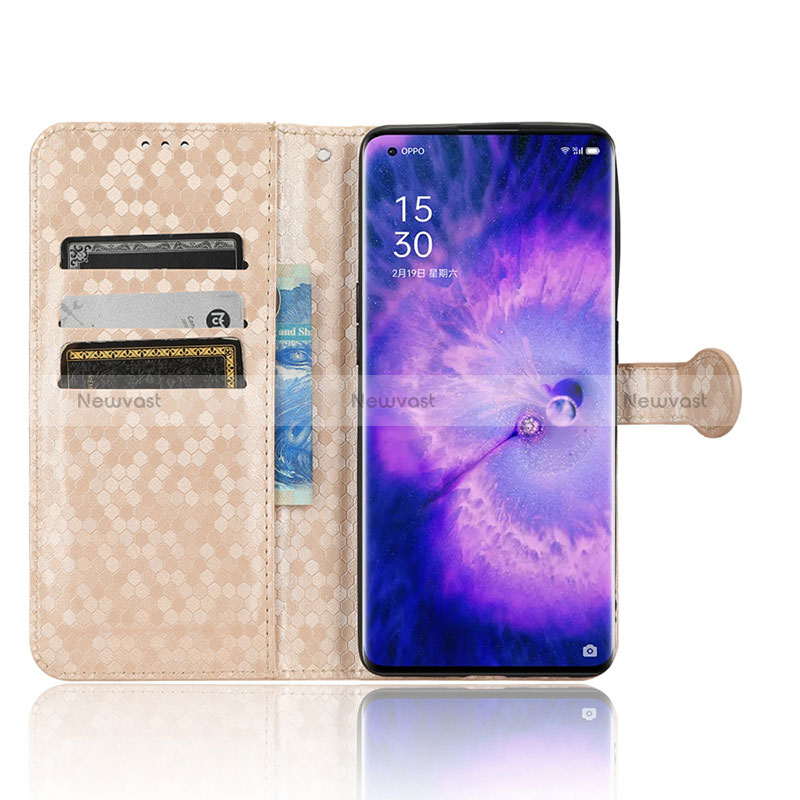 Leather Case Stands Flip Cover Holder C01X for Oppo Find X5 5G