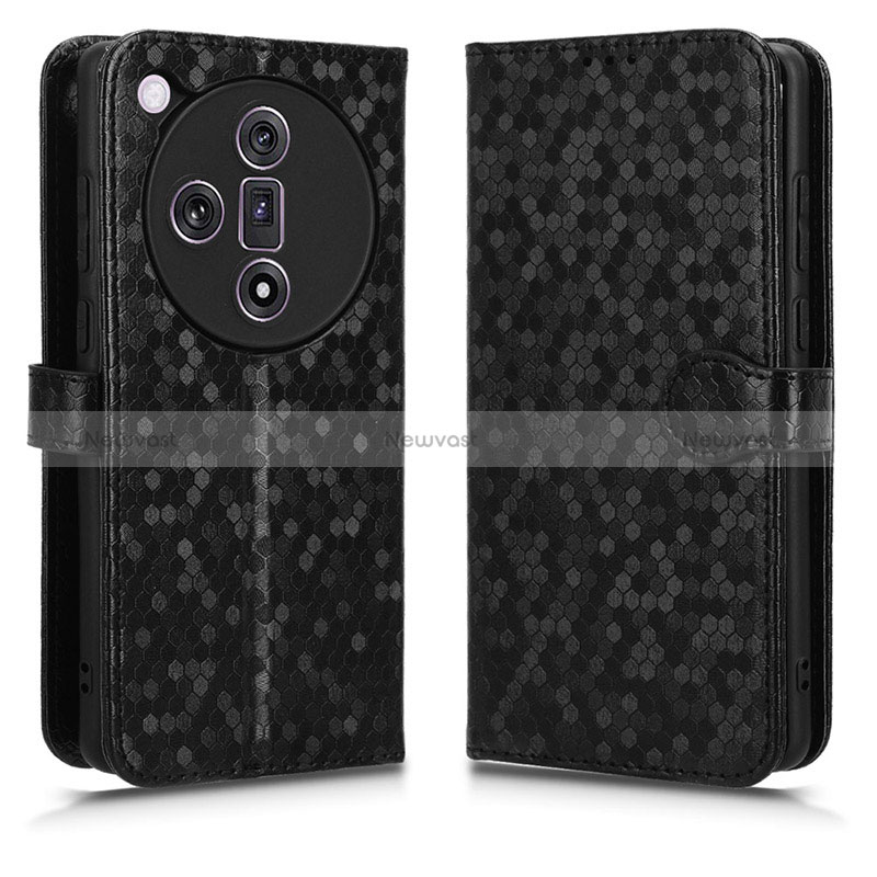 Leather Case Stands Flip Cover Holder C01X for Oppo Find X7 5G