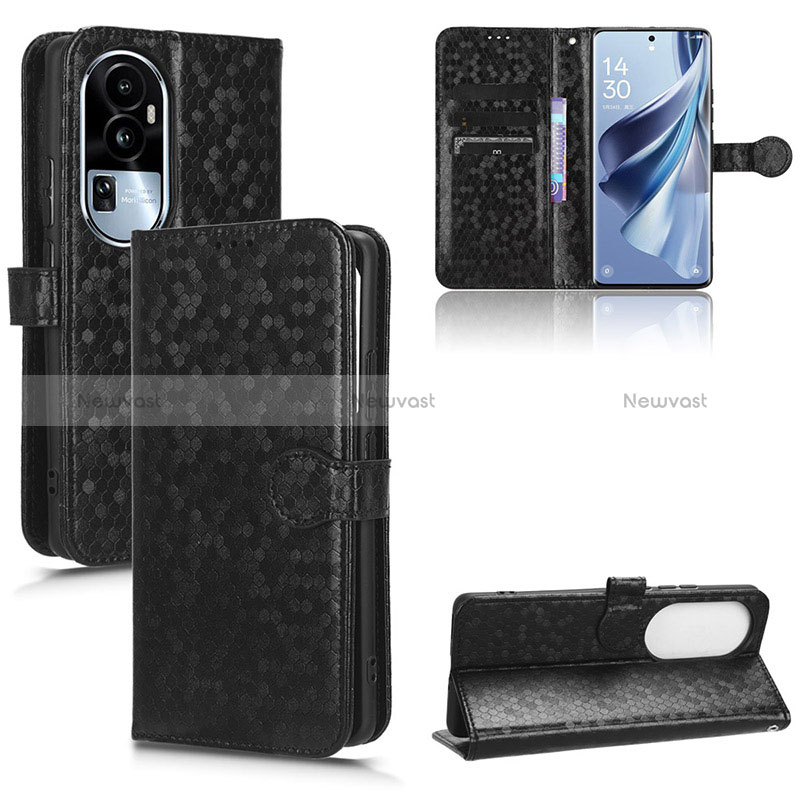 Leather Case Stands Flip Cover Holder C01X for Oppo Reno10 Pro+ Plus 5G