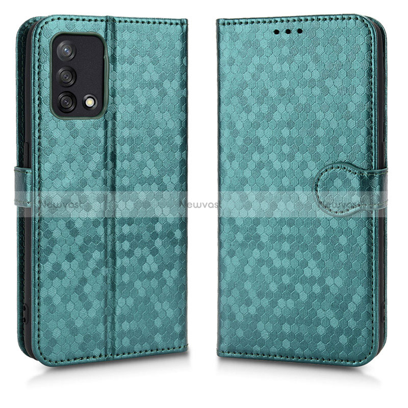 Leather Case Stands Flip Cover Holder C01X for Oppo Reno6 Lite