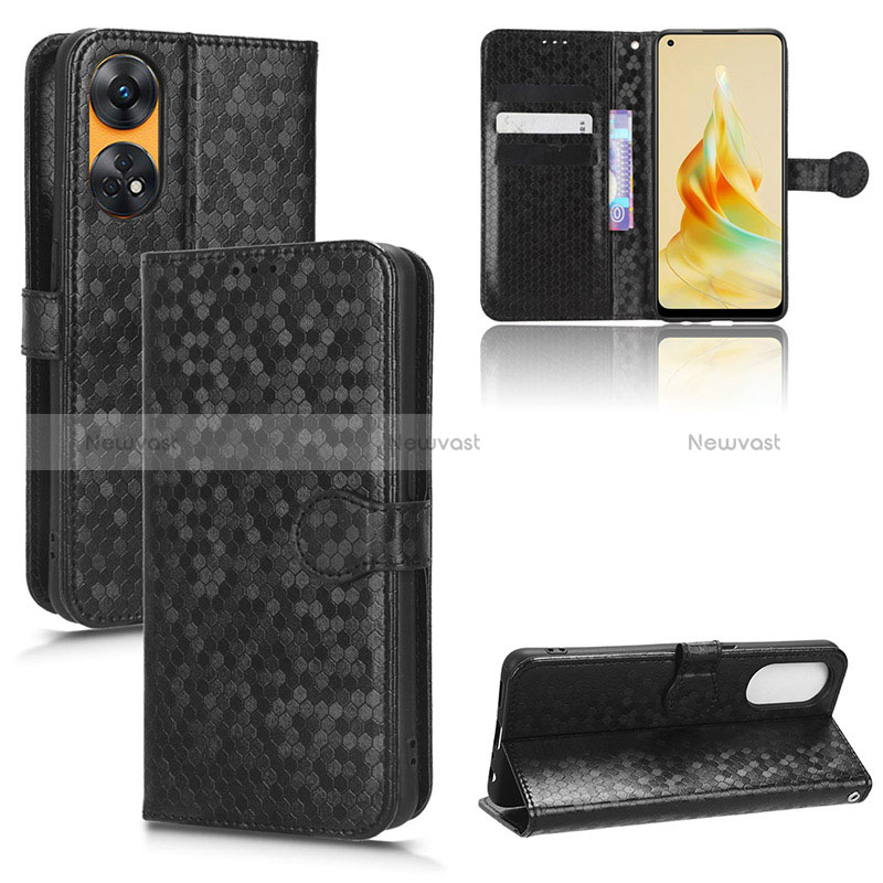 Leather Case Stands Flip Cover Holder C01X for Oppo Reno8 T 4G