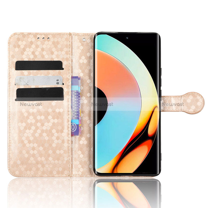 Leather Case Stands Flip Cover Holder C01X for Realme 10 Pro+ Plus 5G