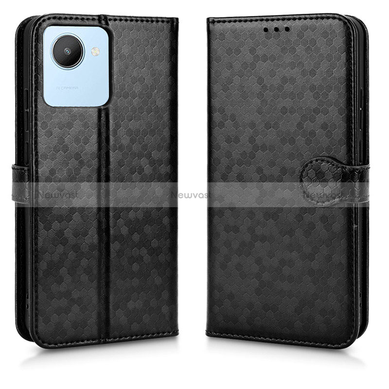 Leather Case Stands Flip Cover Holder C01X for Realme C30s