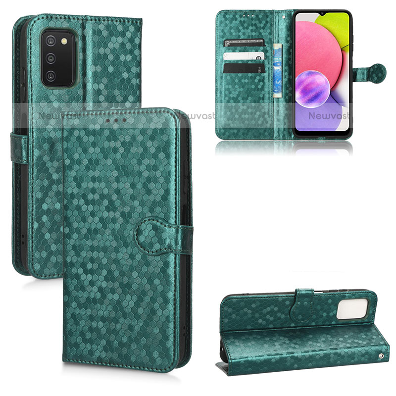 Leather Case Stands Flip Cover Holder C01X for Samsung Galaxy A02s