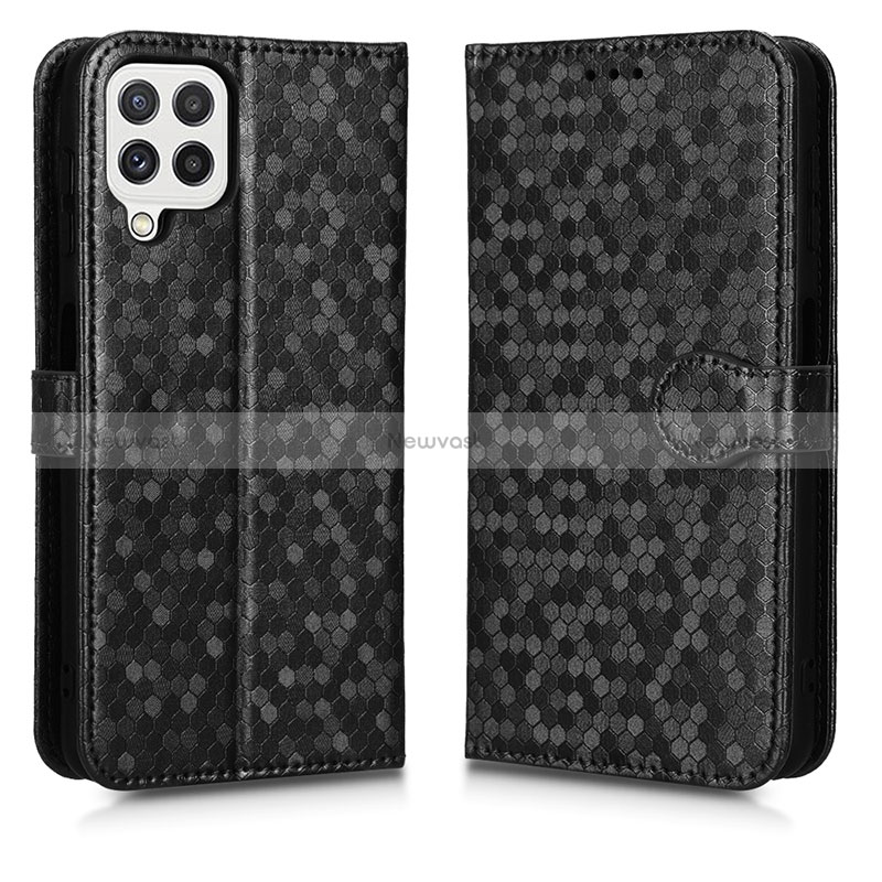 Leather Case Stands Flip Cover Holder C01X for Samsung Galaxy A12 Nacho