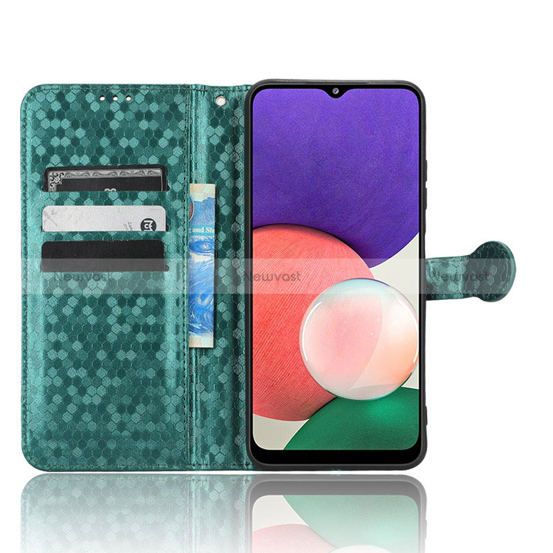 Leather Case Stands Flip Cover Holder C01X for Samsung Galaxy A22s 5G