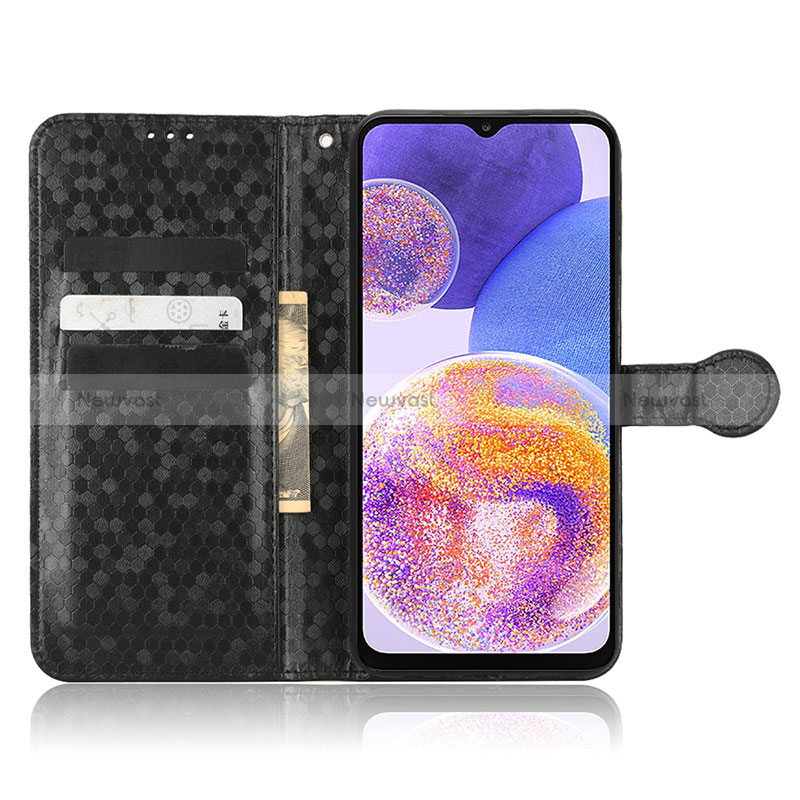 Leather Case Stands Flip Cover Holder C01X for Samsung Galaxy A23 4G