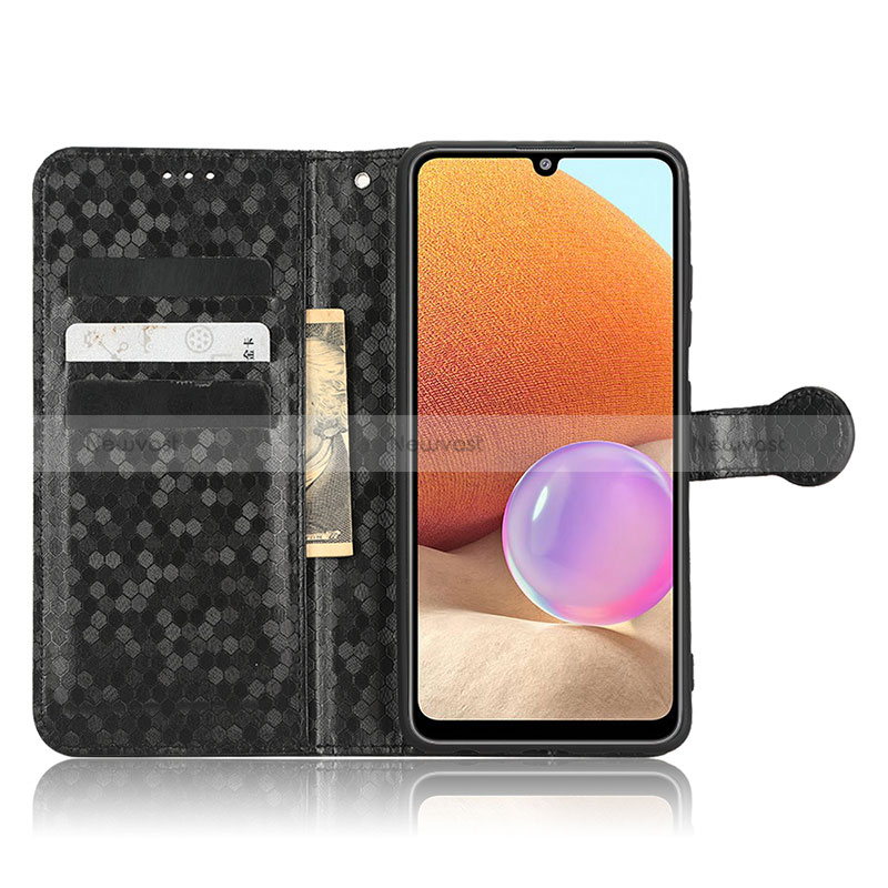 Leather Case Stands Flip Cover Holder C01X for Samsung Galaxy A32 4G