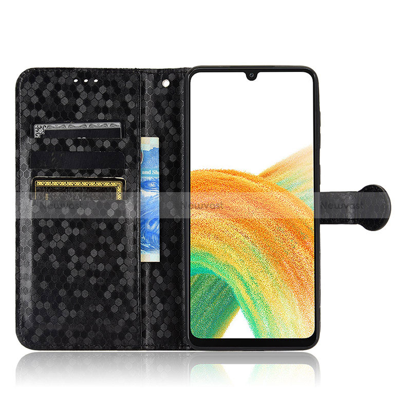 Leather Case Stands Flip Cover Holder C01X for Samsung Galaxy A33 5G