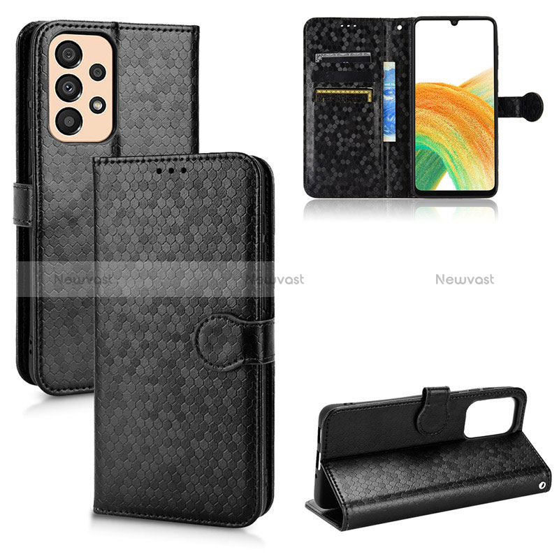 Leather Case Stands Flip Cover Holder C01X for Samsung Galaxy A33 5G