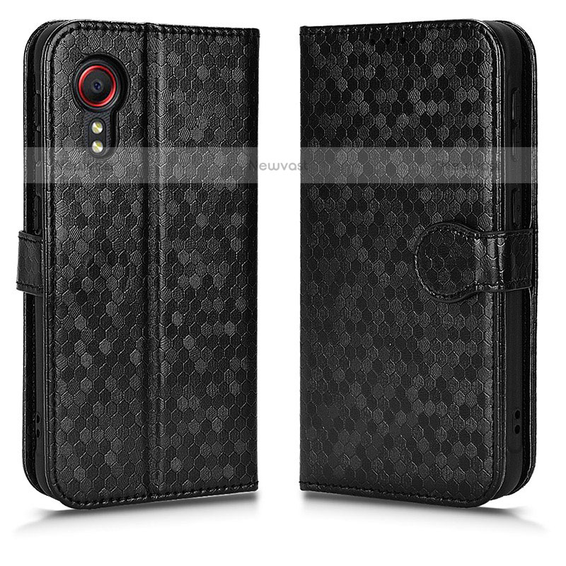 Leather Case Stands Flip Cover Holder C01X for Samsung Galaxy XCover 5 SM-G525F