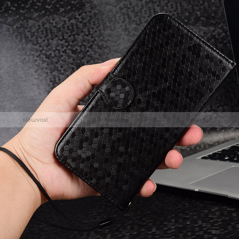 Leather Case Stands Flip Cover Holder C01X for Sharp Aquos Sense8