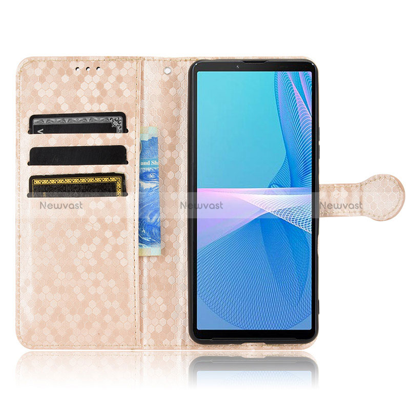 Leather Case Stands Flip Cover Holder C01X for Sony Xperia 10 III SOG04