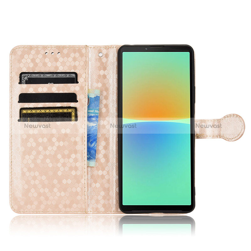 Leather Case Stands Flip Cover Holder C01X for Sony Xperia 10 IV