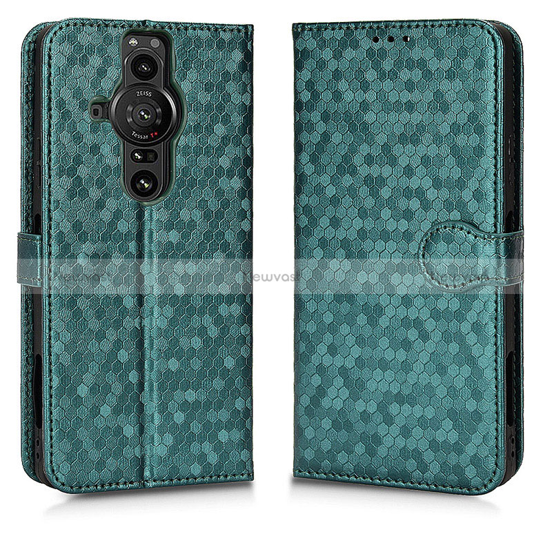 Leather Case Stands Flip Cover Holder C01X for Sony Xperia PRO-I