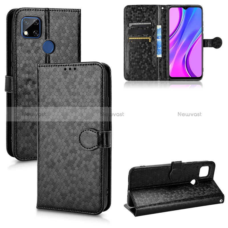 Leather Case Stands Flip Cover Holder C01X for Xiaomi Redmi 9 Activ