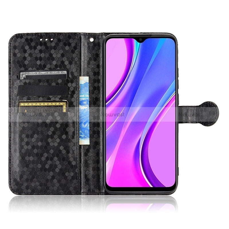 Leather Case Stands Flip Cover Holder C01X for Xiaomi Redmi 9C NFC
