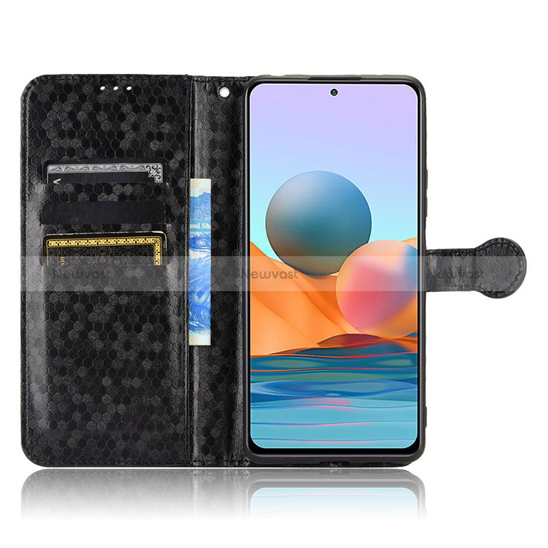 Leather Case Stands Flip Cover Holder C01X for Xiaomi Redmi Note 10 Pro 4G