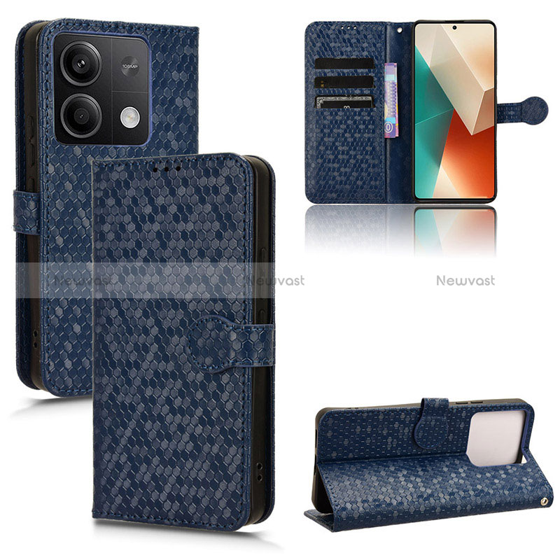 Leather Case Stands Flip Cover Holder C01X for Xiaomi Redmi Note 13 5G