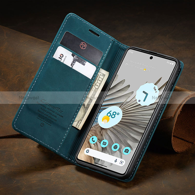 Leather Case Stands Flip Cover Holder C02S for Google Pixel 7 Pro 5G