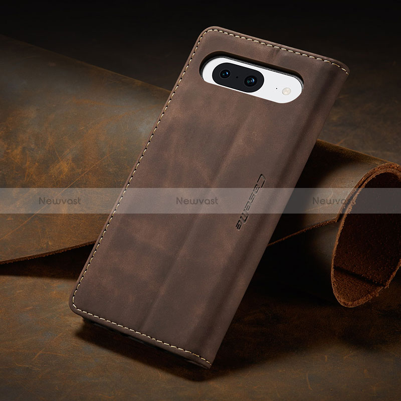 Leather Case Stands Flip Cover Holder C02S for Google Pixel 8a 5G