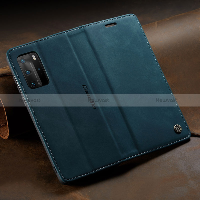 Leather Case Stands Flip Cover Holder C02S for Huawei P40 Pro