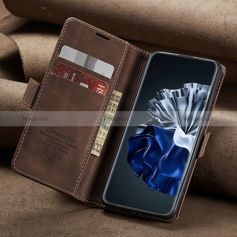 Leather Case Stands Flip Cover Holder C02S for Huawei P60