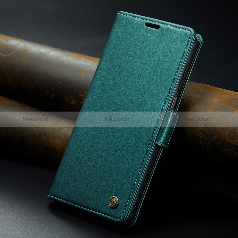 Leather Case Stands Flip Cover Holder C02S for Motorola Moto G Stylus (2023) 5G Green