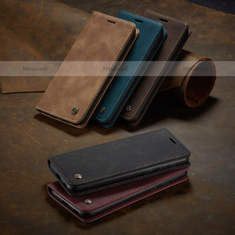 Leather Case Stands Flip Cover Holder C02S for Samsung Galaxy A12
