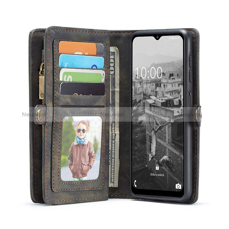 Leather Case Stands Flip Cover Holder C02S for Samsung Galaxy A13 5G