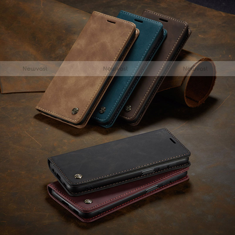 Leather Case Stands Flip Cover Holder C02S for Samsung Galaxy A23 5G